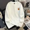 Bestseller de Almacén Lightning Camiseta de Manga Larga para Hombre Primavera y Otoño Estilo Coreano Casual Holgada Cuello Redondo Versátil Talla Grande Capa Base Transfronterizo