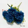 Simulação 6 cabeças crisântemo pompom buquê único pequeno ramo flor salão de casamento buquê transfronteiriço flor artificial arte floral cenário pastoral