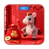 Balanza Corporal Zodiacal Año Nuevo del Caballo, Báscula Electrónica Roja para el Año de Nacimiento, Entrega Directa de Fábrica, Dispositivo Preciso de Pesaje para Pérdida de Peso de Adultos