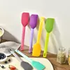 Espátula de Silicone para Confeitaria Transfronteiriça para Uso Doméstico, Espátula Colorida Desmontável para Creme de Bolo e Massa