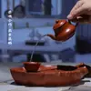 Chaozhou Zhu Ni Argila Bule Conjunto de Chá Kung Fu de Entrada, Bule Selável com Parada de Água, Bule Tradicional para Infusão Chaoshan, Si Ting