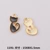 DIY Liga Joias Acessórios de Metal Gato Animal de Estimação Fofo Brincos Pulseira Colar Pingente Roupa Bagagem Pingente Feito à Mão