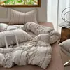 Conjunto de cama de quatro peças de malha 100% algodão, qualidade A, seguro para bebês, feito de algodão puro macio e respirável, agora em liquidação com prejuízo!