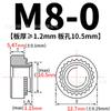 Tuerca remachable endurecida de acero inoxidable 410 SP-M2M2.5M3M3.5M4M5M6M8M10M12-0/1/2/3