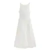 Atacado de roupas femininas transfronteiriças 2026 verão novo estilo europeu e americano sem mangas vazado bordado vestido midi 7895975