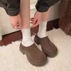 Nuevas Zapatillas Birkenstock Sencillas sin Cierre Estilo Vintage Otoño/Invierno 2026 para Uso en Exteriores, Zapatillas Cerradas para Mujer con Plataforma de Suela Gruesa Estilo Perezoso