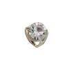 Venta Caliente Transfronteriza Joyería para Uñas de Aleación Dorada de Lujo Ligero Diamante Brillante Cruz Flor de Trébol de Cuatro Hojas Simple Uñas