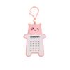 Labirinto Calculadora Ursinho 8 Dígitos Silicone Desenho Animado Fofo Portátil Pingente Calculadora Chaveiro Ornamento Calculadora