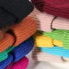Gorro de Punto Transfronterizo con Logo Casual para el Frío Jacquard Bordado Gorro de Lana Multicolores Cálido y a Prueba de Frío para Hombres