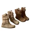 Botines de Tobillo Estilo Retro Caliente Otoño 2026 con Tacón Oculto, Botines Cortos Estilo Birkenstock, Modernos y Versátiles, Adelgazantes, Zapatos Individuales para Mujer