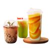 Ventas Directas de Fábrica Vaso Transparente Desechable Calibre 90 Blíster Vaso de Plástico para Té de Leche Taza de Café Vaso para Bebidas de Té de Frutas y Jugos
