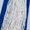 Perlas Naturales de Agua Dulce Zhuji 5-6mm Cuentas Barrocas de Doble Cara Accesorios para Collar DIY Venta al por Mayor Perlas Blancas