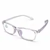 Armação de Óculos Transparente 9868Tr90 Anti Luz Azul Companheiro de Aula Online Lentes Universais Masculinas e Femininas Armação Preta Proteção para os Olhos