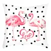 Funda de Almohada Nueva para San Valentín Transfronteriza de Amazon, Cojín para Sofá de Sala de Estar, Funda de Almohada Estampada de Lino para Decoración del Hogar