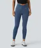 Leggings de mezclilla de cintura alta para mujer, transfronterizos de Amazon Europa y América, otoño e invierno, elásticos, adelgazantes, control de abdomen, levantamiento de glúteos, con doble bolsillo