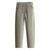 Pantalones Deportivos Casuales para Exteriores de Otoño e Invierno de Nuevo Diseño Alta Elasticidad Tejido de Doble Warp Plano Compuesto Seda de Leche Pantalones Sueltos Pantalones Casuales
