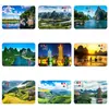 Ímã de Geladeira de Vidro com Paisagem de Guilin Colina da Tromba do Elefante Água Verde Picos Estranhos Vista do Lago Souvenir Cultural e Criativo Presente Magnético para Casa