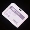 Youhe 6634 Vertical Funda de Plástico PP Rígido de un Solo Lado 6633 Horizontal Placa de Pecho Telescópica Lanyard con Hebilla Fácil de Tirar Funda para Tarjeta de Certificado