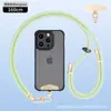Cordón para Teléfono de Cuello Portátil Cruzado de 8 mm Hebilla Metálica de Alto Grado Ajustable Espaciador Correa para Cámara Anti-Pérdida para Exteriores