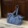 Nova Bolsa Casual de Ombro Único em Jeans Outono 2026 para Mulheres, Bolsa Tote de Grande Capacidade para o Trabalho e Aulas