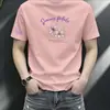 Camiseta de Manga Curta 2026 para Homens, Marca Ins Trendy de Verão, Design Estilo Hong Kong, Top Soltinho de Meia-Manga Trendy de Nicho