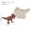 Diy gota cola molde variedade de dinossauro açúcar chocolate bolo molde tiranossauro rex silicone molde de gesso de cozimento
