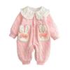Roupas de Primavera e Outono para Bebês Macacão Tesouro Feminino Lua Cheia Cem Dias Casaco de Princesa Outono Super Fofo Doce Roupas para Sair Roupas para Engatinhar