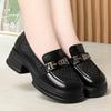 Mocasines de Malla con Suela Gruesa y Punta Redonda para Mujer, Piel Suave, Suela Suave, Nuevo Estilo de Verano, Slip-On Casual, Transpirables y Cómodos Zapatos para Mujer