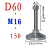 Patas ajustables engrosadas, base de acero al carbono de alta resistencia, patas de soporte mecánico de tornillo cromado, patas fijas de metal