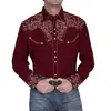 Nueva Camisa Retro de Manga Larga para Hombre Casual Ligera con Estampado de Moda Top 2024 Estilo Caliente de Aliexpress para Hombre