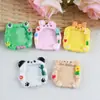 Nuevo marco de fotos de dibujos animados de animales accesorios de resina diy pegamento de crema funda de teléfono accesorios para el cabello llavero colgante material