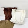 Bolsa tote de pana estilo coreano, bolsa grande 2024 nueva, simple, casual, de gran capacidad, para ir al trabajo, de hombro, tipo bandolera, para mujer