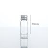 Frasco Pequeño de Boca Rosca 22mm para Conservas, Botella Transparente de Vidrio para Dispensar Dulces, Frasco Sellado para Cápsulas de Madera de Agar y Cordyceps