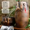 Sistema Tradicional de Cascada de Agua Corriente para Circulación de Acuario y Paisajismo Ecológico, Juego Completo de Piezas Decorativas para Arreglo de Jardín, Filtro de Maceta Cerámica Grande
