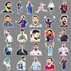 101 pegatinas de Messi, estrella de fútbol, deportes, impermeables, decorativas, para auriculares, ordenador, equipaje