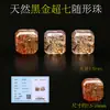 Cuentas de Cristal de Forma Irregular Natural Ágata Roja Cristal Piramidal Amarillo Cuentas Facetadas Accesorios para Pulsera de Cuentas DIY