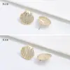Pendientes Irregulares de Resina ABS Personalizados Estilo Retro Europeo y Americano, Diseño Original, Brillantes y Exquisitos, Pendientes de Lujo Ligero