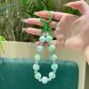 Nuevo Llavero Creativo Fresco de Colores Caramelo con Cuentas Colgante Decorativo DIY para Bolsos y Fundas de Teléfono