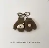 Manoplas para Bebé Coreanas Invierno Unisex Niños Colgantes del Cuello Manopla Lindo Oso Peluche Engrosadas Cálidas Manoplas Temporada Otoño Invierno