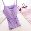Comércio Exterior plus size com Bojo Alça Regata Ajustável Sutiã Sem Costura Base Roupa Íntima Sutiã Tudo-em-Um para Gordas m
