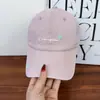 Gorra de Béisbol Bordada con Forma de Corazón Morado Estilo Coreano para Mujer, Primavera y Verano, Aspecto Natural, Protección Solar, Versátil, Fresca, Rejuvenecedora, Gorra de Pico
