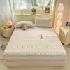 Lençol de Elástico 100% Algodão para Cama de Solteiro, Capa Protetora de Cobertura Total à Prova de Poeira e Resistente à Sujeira para Colchão, Capa de Cama de Taiwan para Revenda Dropshipping