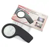 Lectura para ancianos lectura joyería antigua caligrafía y pintura apreciación colección luz LED detector de dinero lupa de mano multifuncional