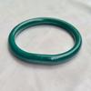 Pulsera de gelatina de color metálico de 9 mm con imitación de hoja de oro audaz de PVC, pulsera de silicona de moda europea y americana, outlet de fábrica