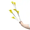 Lírio-de-calla Pendurado Flor Artificial de Simulação Material com Toque de Mão Flores de Casamento Produto Acabado de Alto Padrão Ornamento Decoração de Sala de Estar