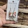 Pendientes de Pieza Bordada Vintage Bordados a Mano de Estilo Étnico de Moda, Colgantes de Oreja Pequeños Cortos con Borlas, Joyería de Plata Miao de Yunnan para Mujeres
