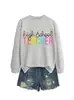 Sudadera casual versátil elegante para mujer, profesora de secundaria, Amazon Wish, comercio exterior transfronterizo