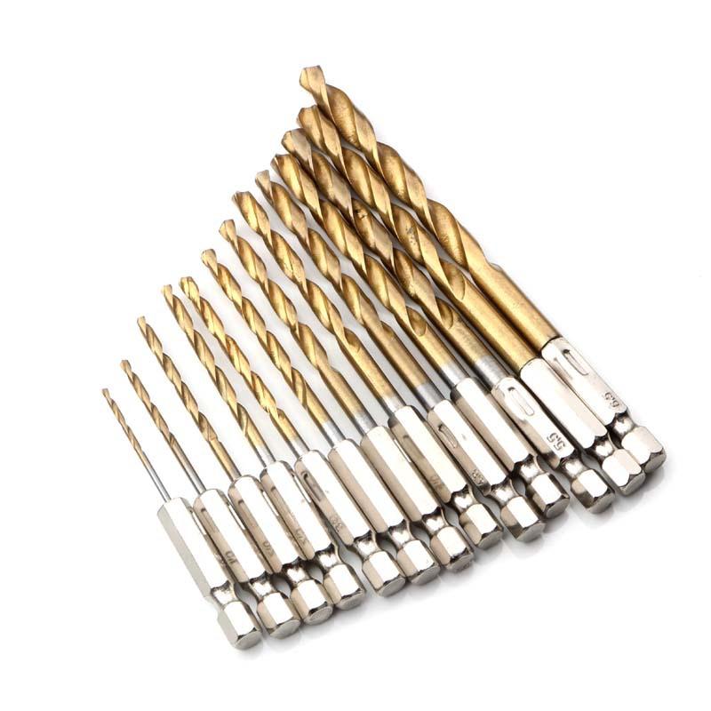 13件套六角柄麻花钻1.5到6.5mm 12
