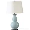 Lámpara de Mesa Creativa Americana de Cerámica en Forma de Calabaza Lámpara de Mesita de Noche Lámpara Decorativa Retro para Sala de Estar Estudio Lámpara Americana Simple Estilo Europeo