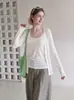 Roupa Exterior Pessoal tipo Papel Fino Proteção Solar Top Feminino Verão Lyocell Tencel Preguiçoso Manga Longa Cardigã de Ar Condicionado 16915
